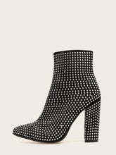 Load image into Gallery viewer, Studded Side Zip Chunky Boots