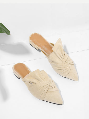 Twist Flat Mules