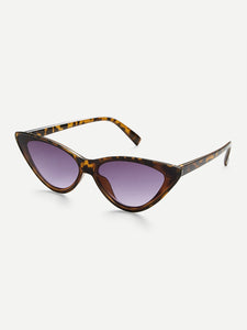 Leopard Frame Cat Eye Sunglasses