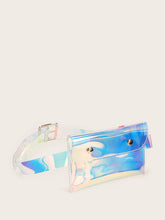 Load image into Gallery viewer, Clear Iridescent Fanny Pack