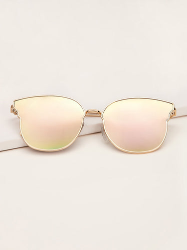 Ombre Lens Sunglasses With Case