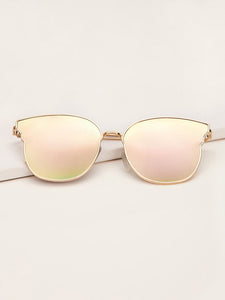 Ombre Lens Sunglasses With Case