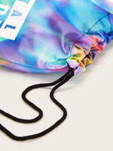 Load image into Gallery viewer, Tie Dye Backpack With Drawstring