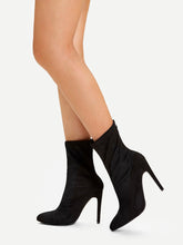 Load image into Gallery viewer, Back Zipper Stiletto Heeled Boots