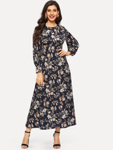 Load image into Gallery viewer, Floral Print Longline Dress