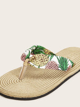 Load image into Gallery viewer, Fruit Print Flip Flops