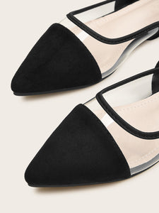 Point Toe PVC Panel Flats