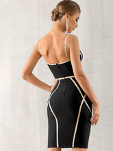 Load image into Gallery viewer, Adyce Zip Back Bustier Bandage Slip Dress