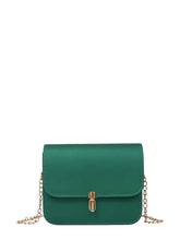 Load image into Gallery viewer, PU Flap Shoulder Bag With Chain