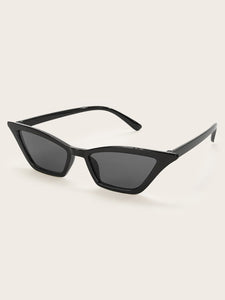 Plain Frame Tinted Lens Sunglasses