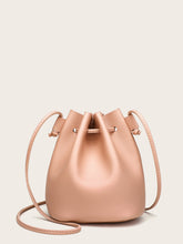 Load image into Gallery viewer, Bucket Crossbody Bag With Drawstring