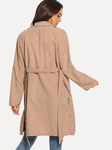 Split Side Long line Coat