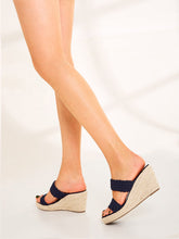 Load image into Gallery viewer, Braided Detail Espadrille Wedges