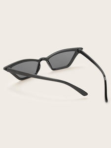 Plain Frame Tinted Lens Sunglasses