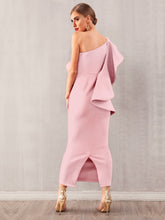 Load image into Gallery viewer, Adyce Exaggerated Ruffle One Shoulder Pencil Dress