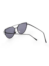 Load image into Gallery viewer, Black Lenses Cat Eye Metal Frame Sunglasses