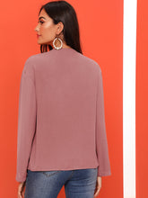 Load image into Gallery viewer, Asymmetrical Collar Single Breasted Top