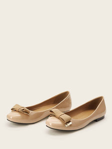 Bow Tie Decor Ballet Flats