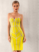 Load image into Gallery viewer, Adyce Zip Back Bustier Bandage Slip Dress