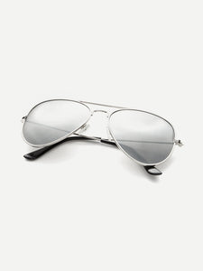 Silver Lenses Top Bar Sunglasses